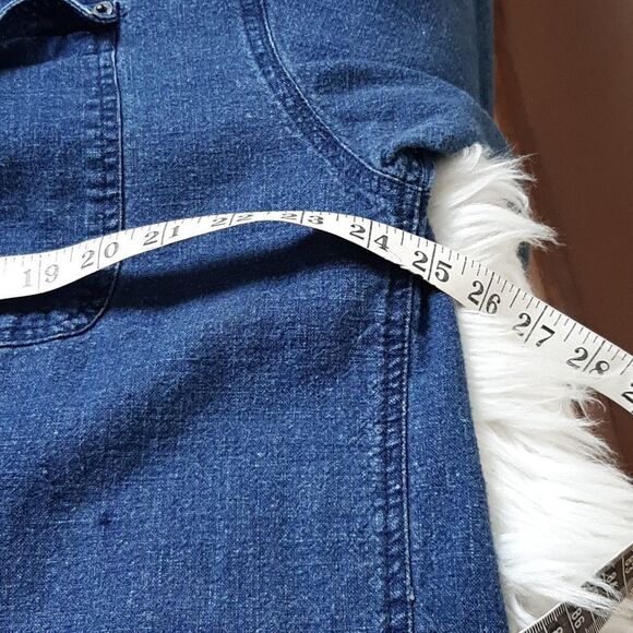 Mr d Mens Jean Shirt Linen L - Picture 5 of 7